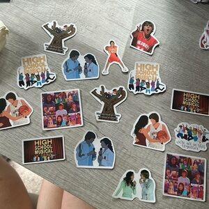 the first high school musical set of 16 stickers brand new  can be separated